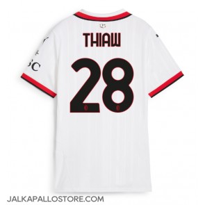 AC Milan Malick Thiaw #28 Vieraspaita Naisten 2024-25 Lyhythihainen